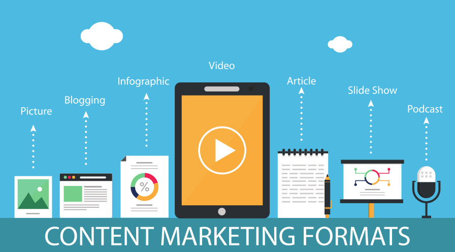 7 أنواع مختلفة من المحتوى الابداعي لتعزيز عملك