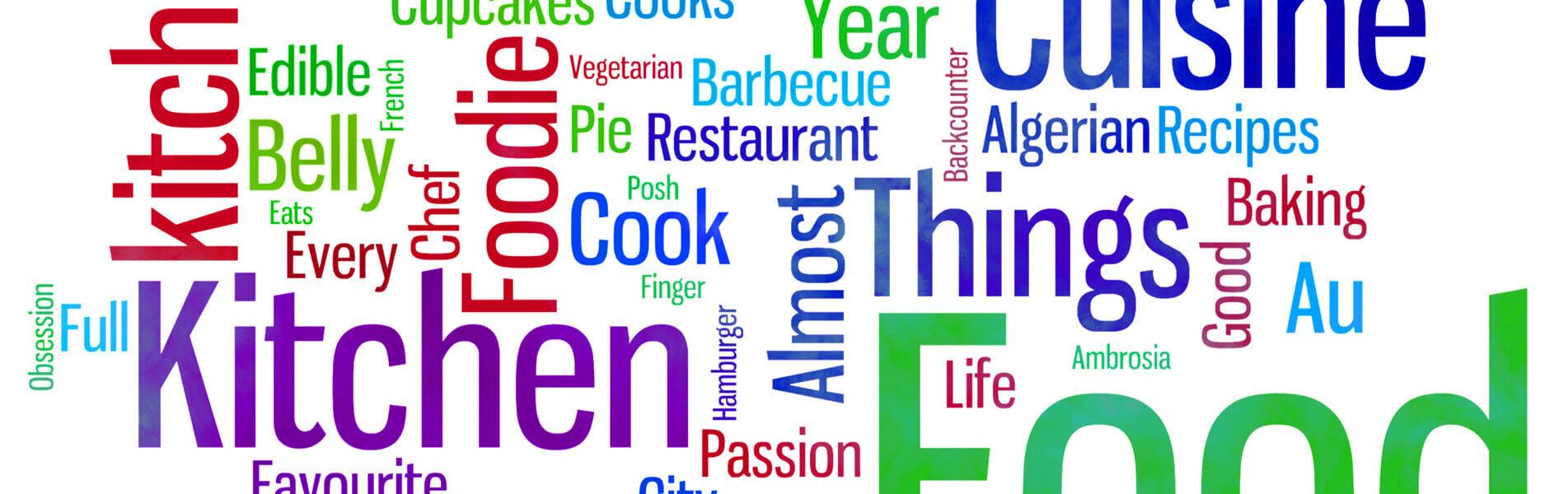 أفضل الكلمات المفتاحية لوصف الطعام والقوائم لصناعة محتوى ابداعي